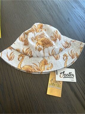 Dreamfields Brand Baby JEETER Golden Summer Flamingo Bucket L/XL Hat NEW